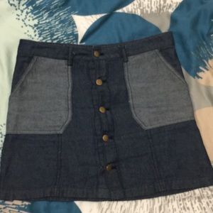 Denim skirt
